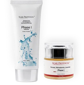 Scar Protocol Phase I cleanser and ointment